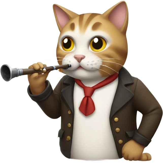 A cat blowing a pipe emoji