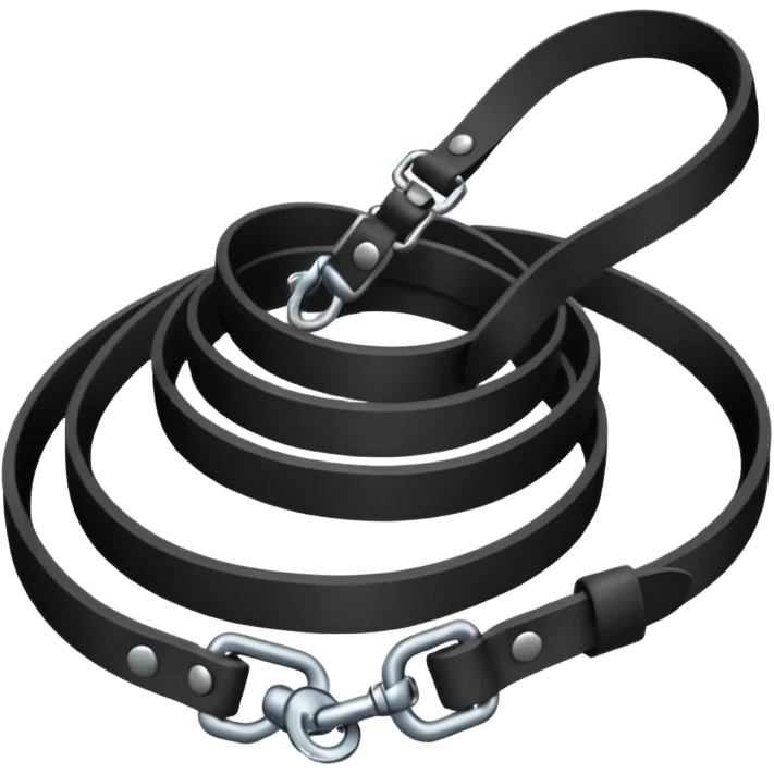 Black Leash emoji
