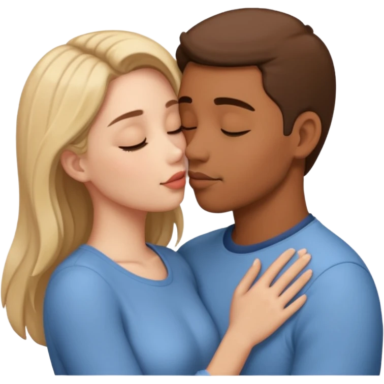 Good Night kiss emoji