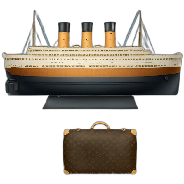 Titanic Louis Vuitton emoji