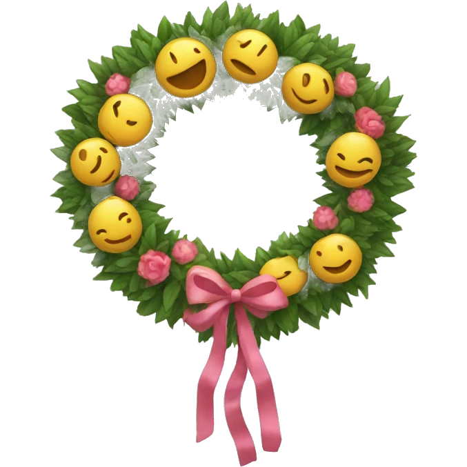 Garland worn around the neck emoji