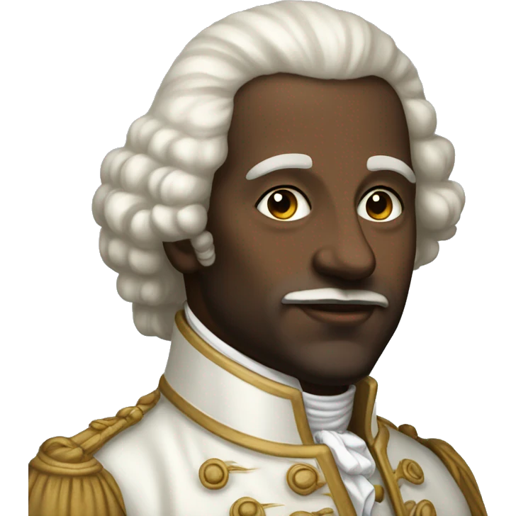 white aristocrat XVIII century emoji