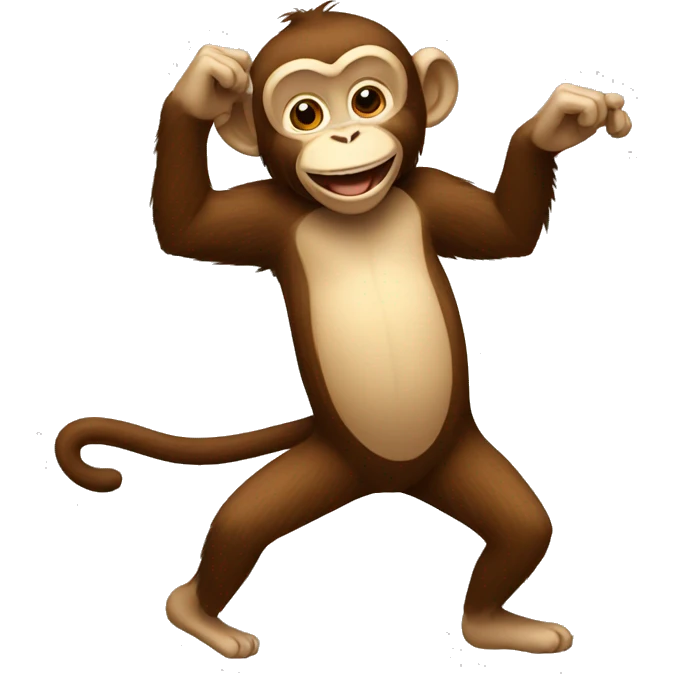 Monkey dancing emoji
