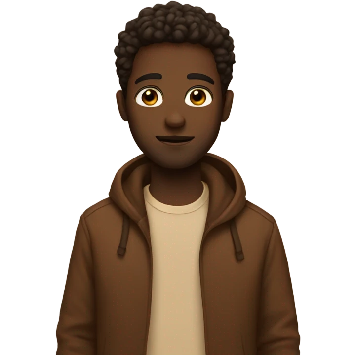 brown aesthetic emoji