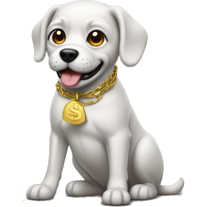 Money dog emoji