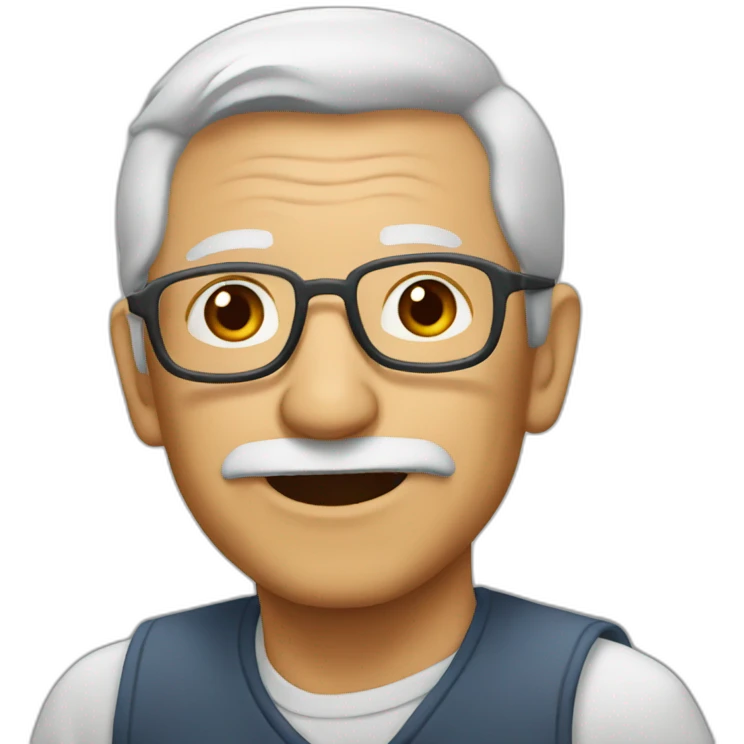 abuelo con an emoji