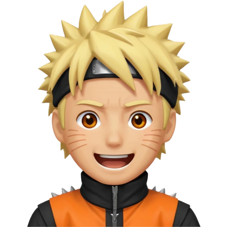 Naruto laughing  emoji