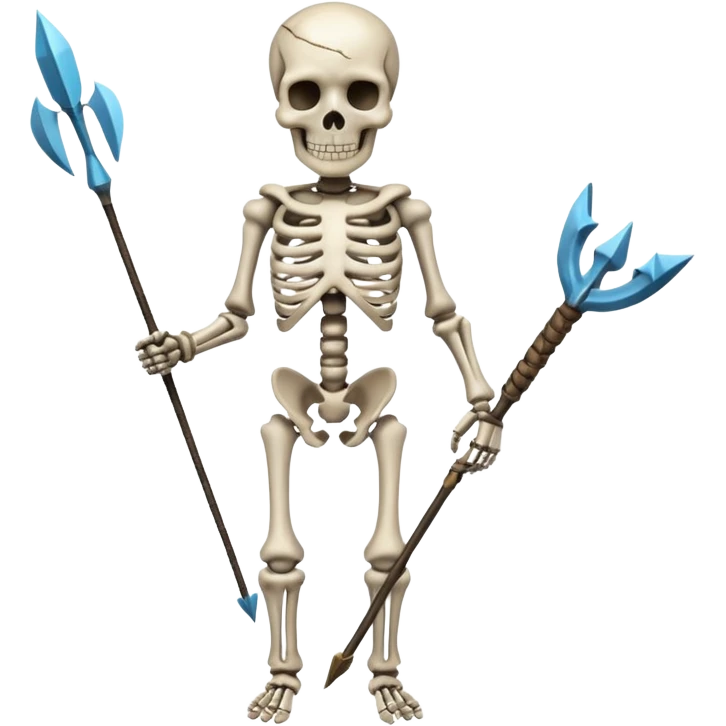 Skeleton with arrow  emoji