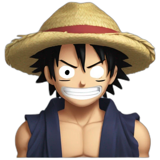 Luffy qui fouette kaido emoji