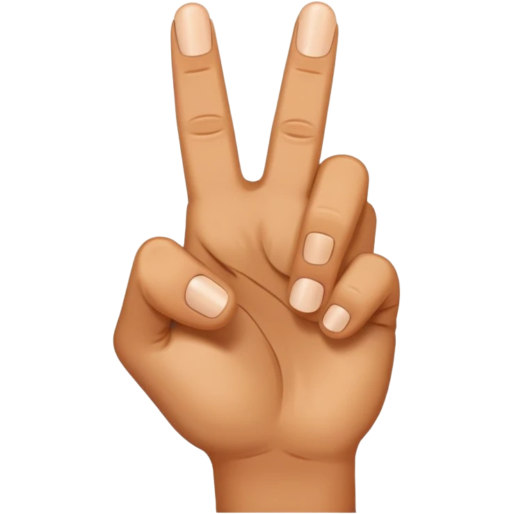 Middle finger emoji
