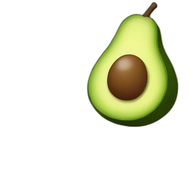 Drunk avocado emoji