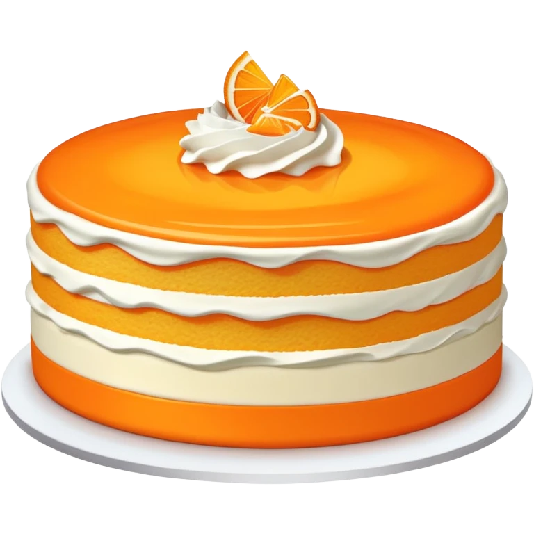 Dreamsicle cake emoji
