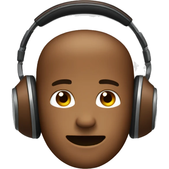 Brown Marshall headphones  emoji