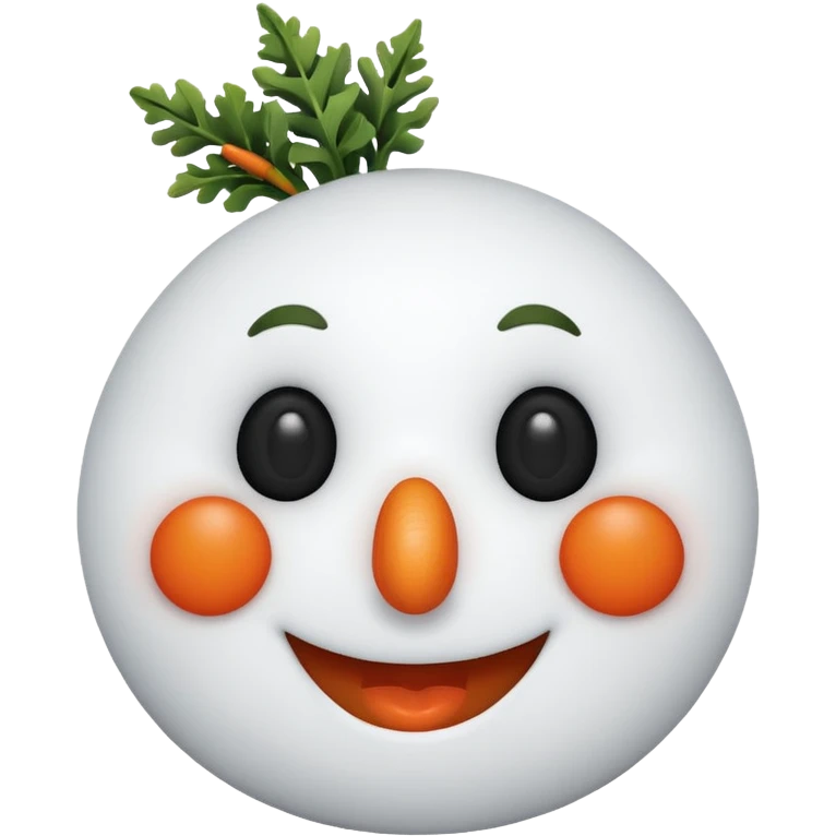 snowman head emoji