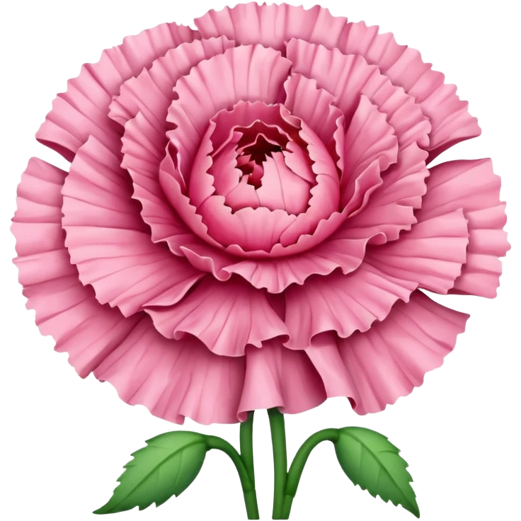 carnation simple emoji