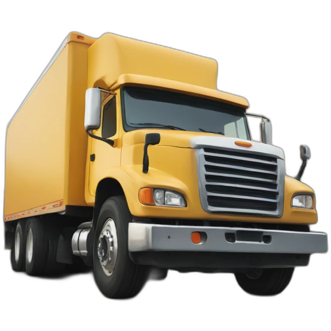Truck druver emoji