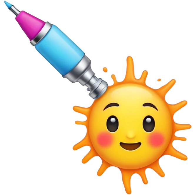 airbrush emoji