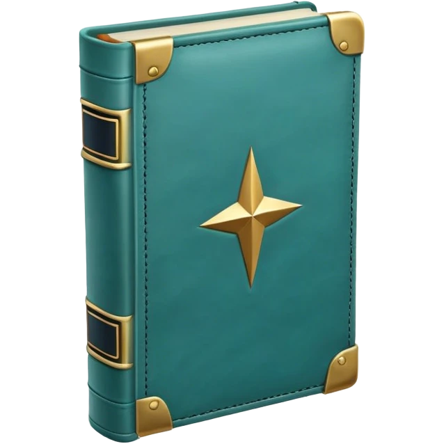the big book of power... greenish blue  emoji