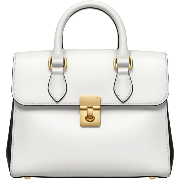 White burkin bag emoji