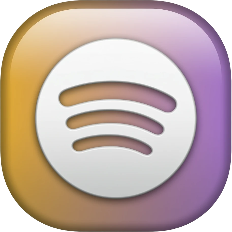 creer moi une icone spotify facon il fond emoji