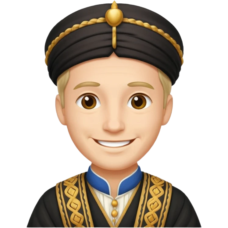 A guy with traditional clothes from midsummer festival  emoji