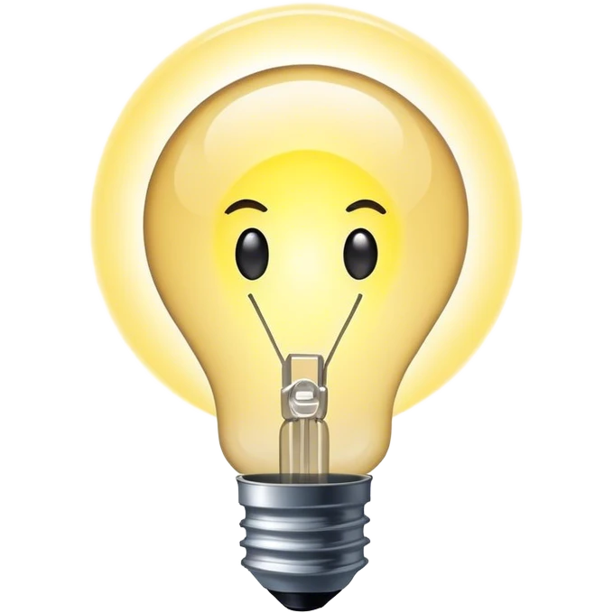 bulb emoji