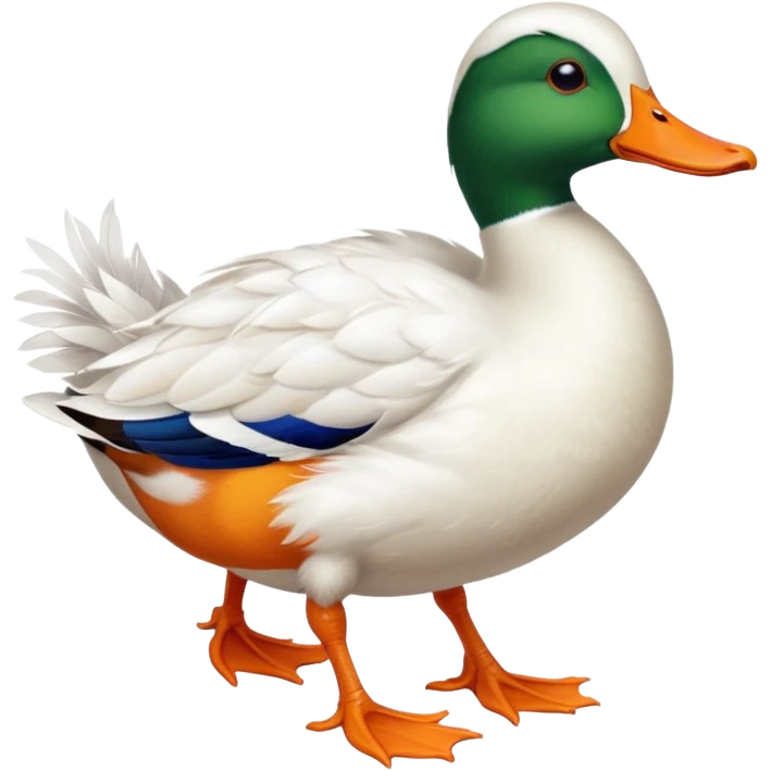 
Duck walking emoji