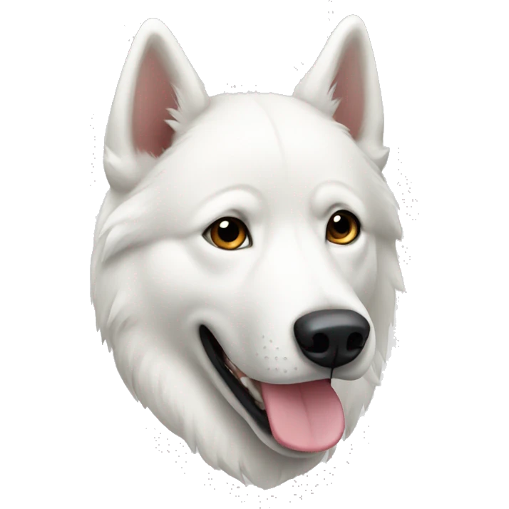 White husky emoji