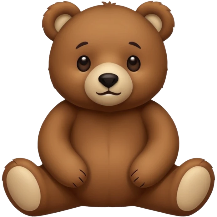Bear toy brown aesthetic  emoji
