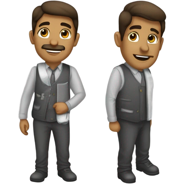 یک صورت سبز که از گیاه  هرز گرفته شه  چشمام خمار قلومبه و یک دهان گشاد صورتی emoji
