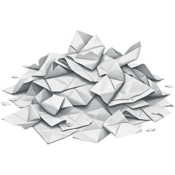 papers scattered on the floor emoji