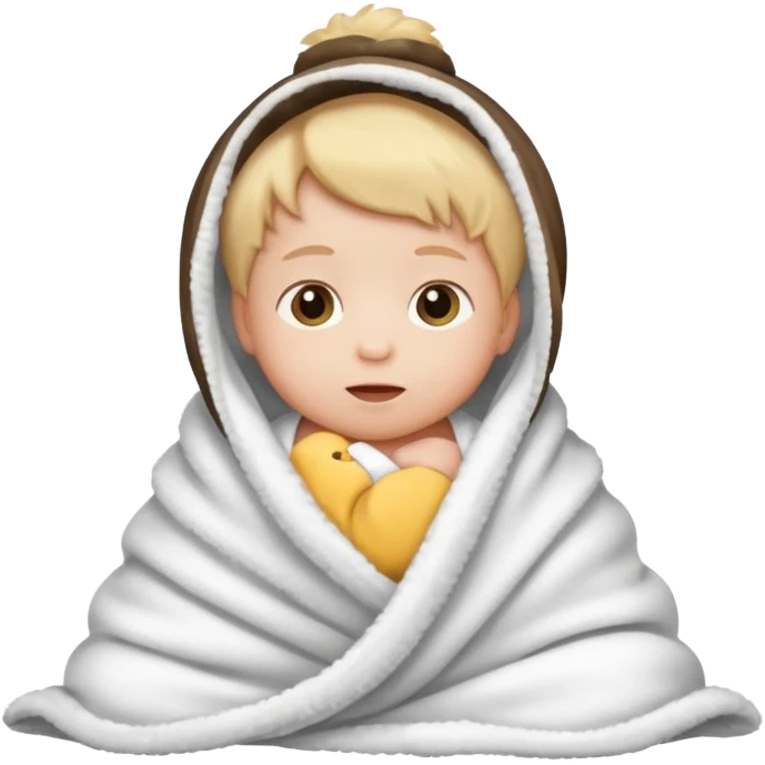 baby in a blanket emoji