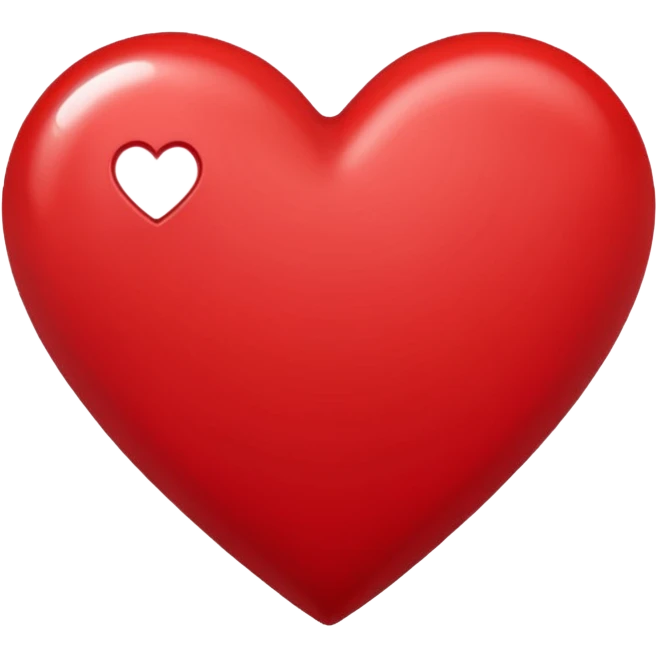 Mini sized heart emoji