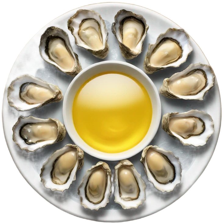 Oyster platter emoji
