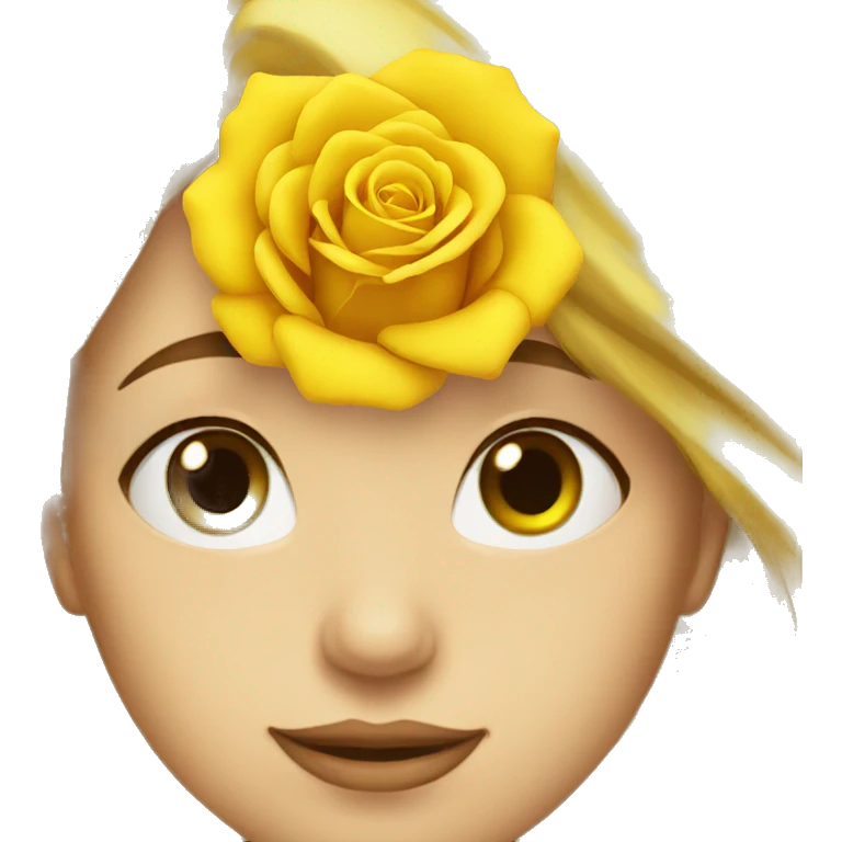 yellow rose emoji