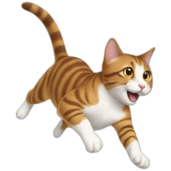 cat jumping emoji