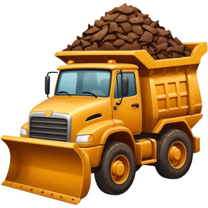 Snowplow through poop emoji