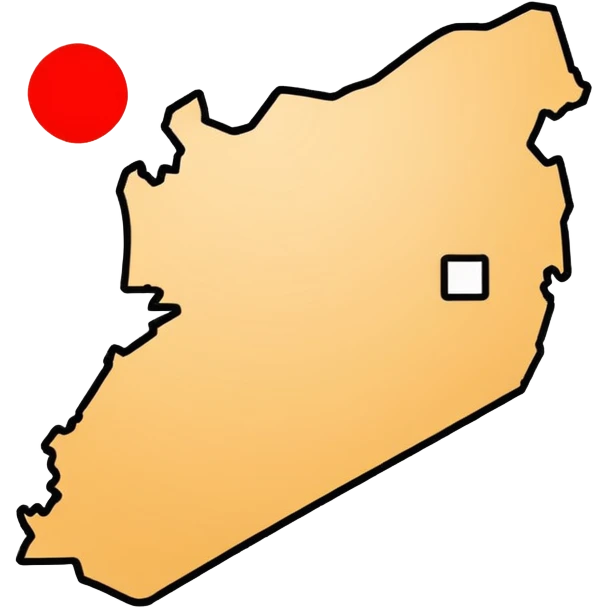 jordan map icon black and white no background just the outline emoji