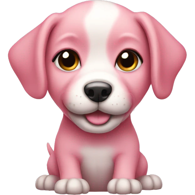 pink puppy emoji