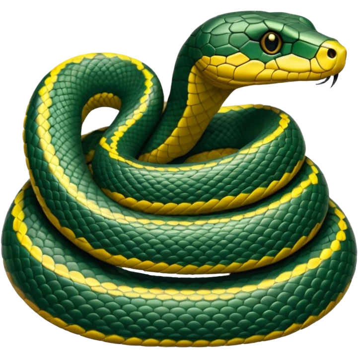 Black vipers snake emoji