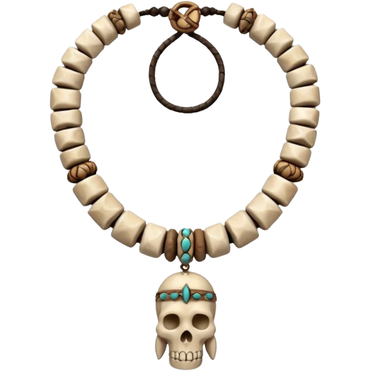stone age necklace emoji