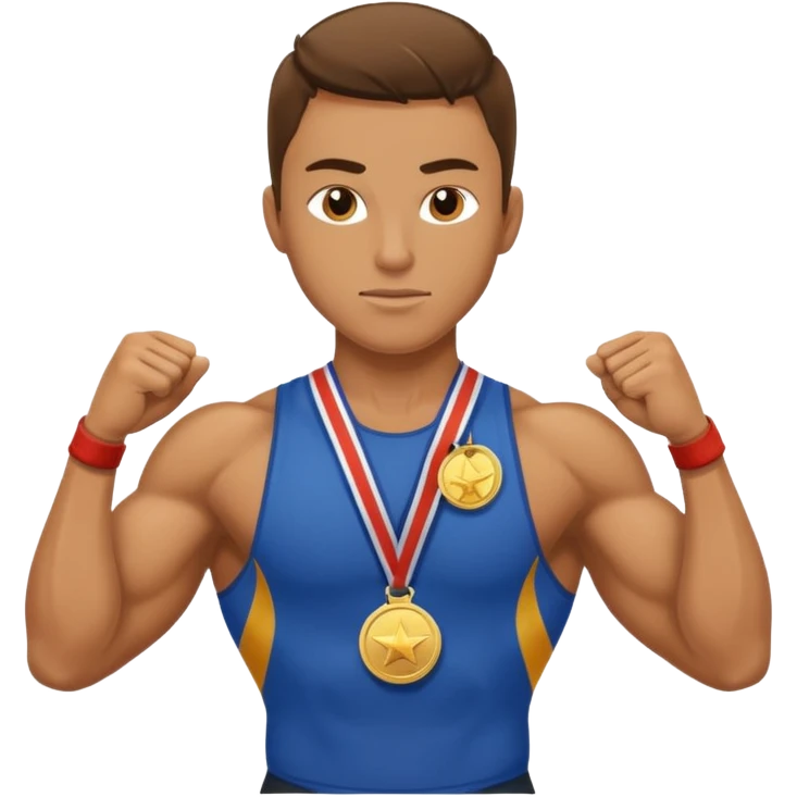 Champion with all respect emoji