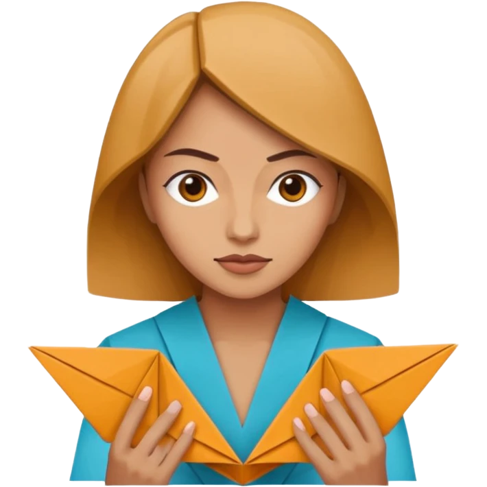 Street Origami Folder woman emoji