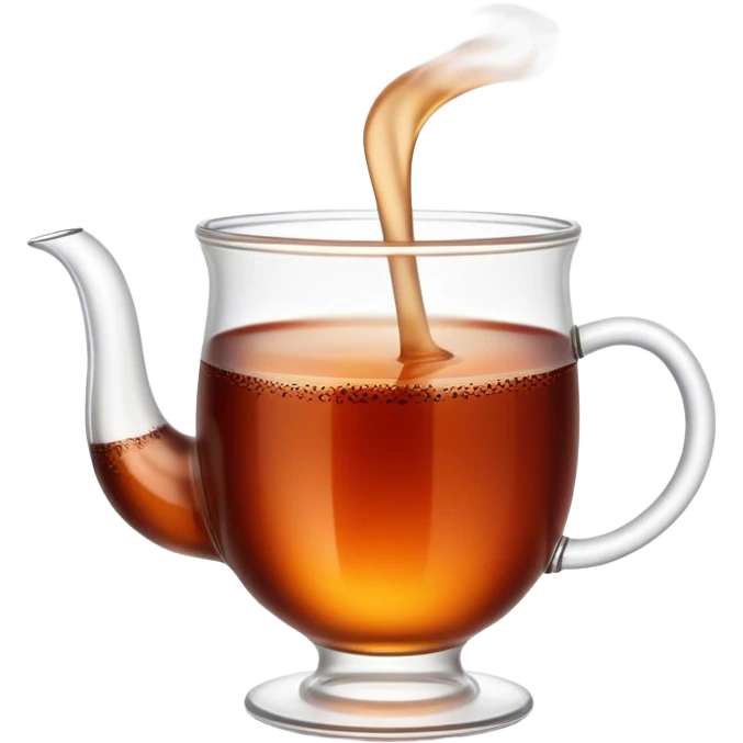 Cinematic Realistic Turkish Tea Pop Culture Emoji, featuring an inviting portrayal of a steaming glass of Turkish tea rendered with rich textures and warm, convivial lighting. emoji