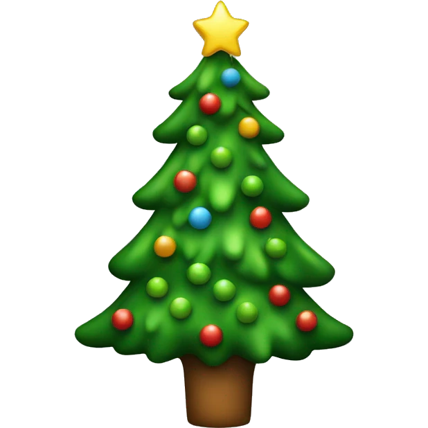 Christmas tree emoji
