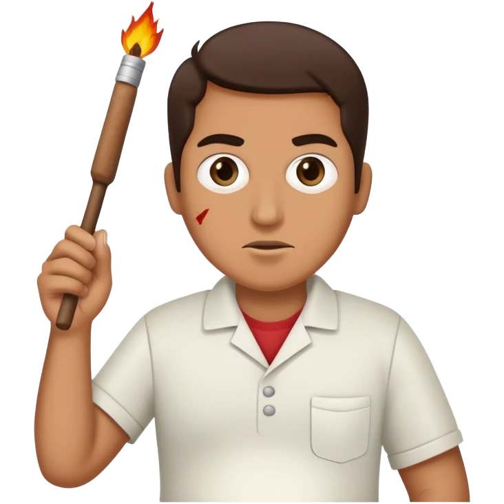 ben quadrinaros holding a stick of dynamite in one hand and a pregnancy test in the other. emoji