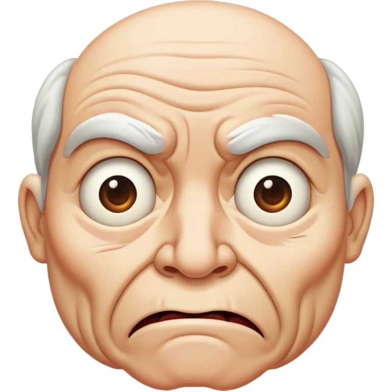 Disgust face emoji