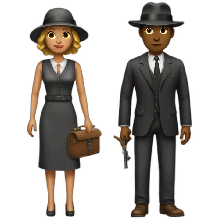 bonnie and clyde emoji