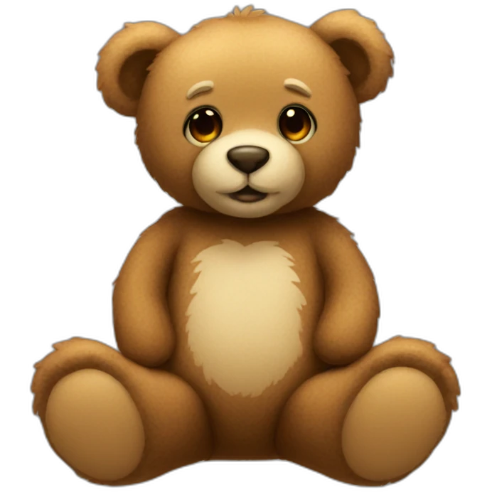 Teddy bear inlove emoji
