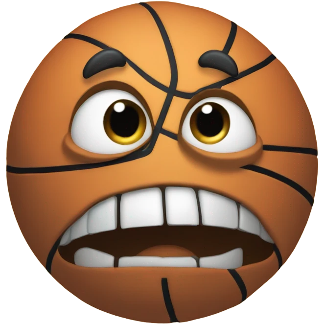 Basketball derpy emoji